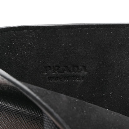 Prada Saffiano Lanyard Card Case Black 6 of 8