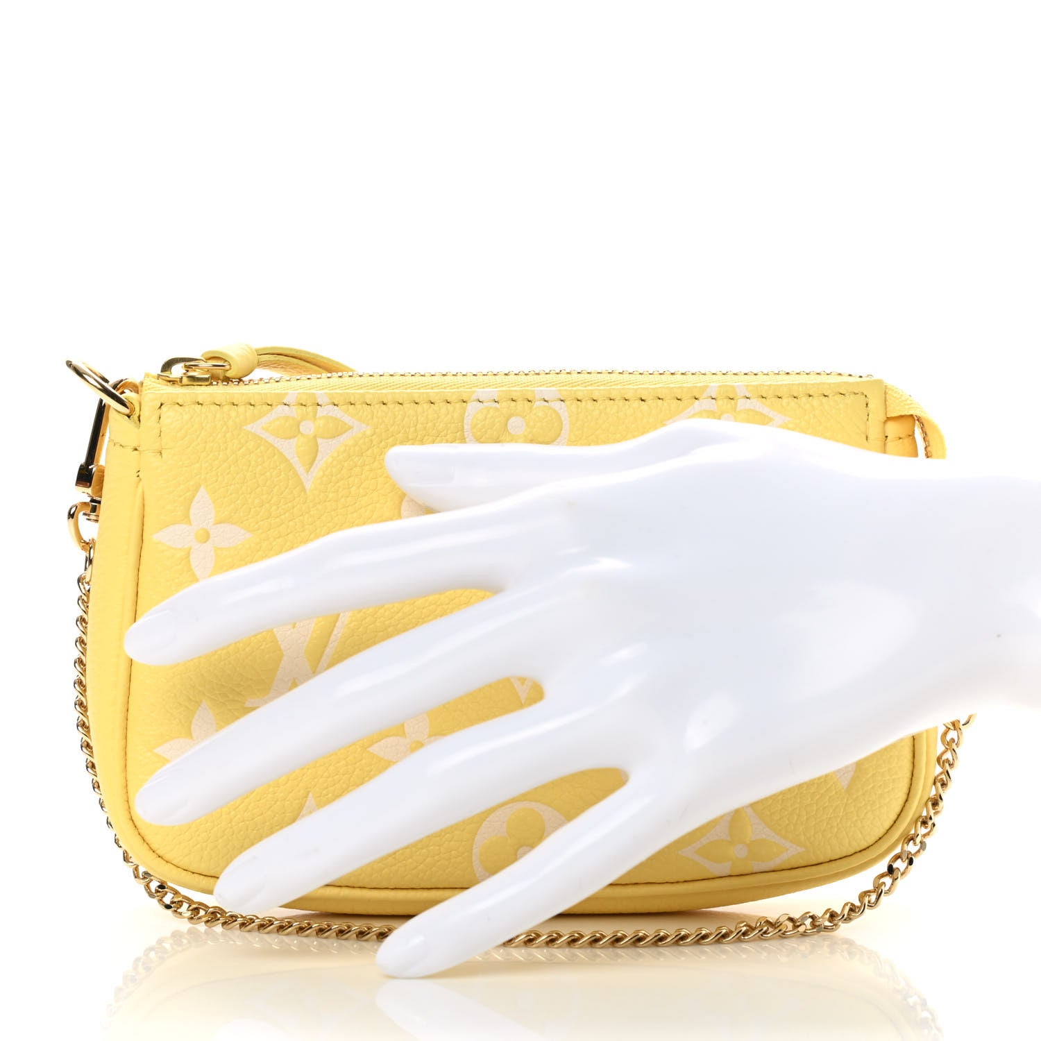 Louis Vuitton Empreinte Monogram Mini Pochette Accessories Lemon Curd Yellow 2 of 7