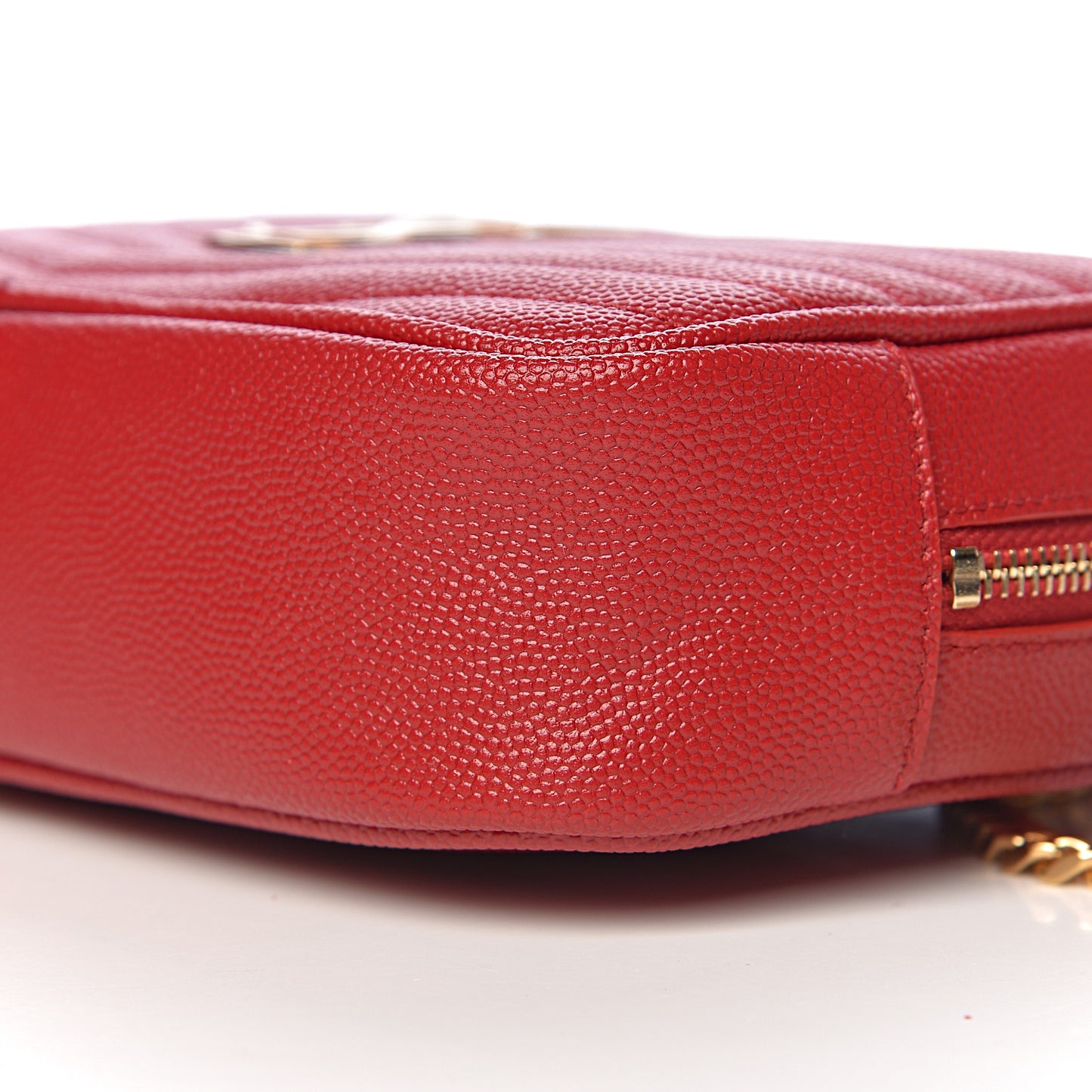 Grain De Poudre Matelasse Monogram Mini Lou Camera Bag Eros Red