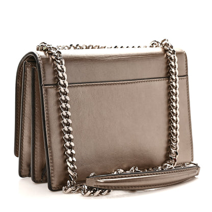 Saint Laurent Metallic Calfskin Small Monogram Sunset Gold 3 of 9