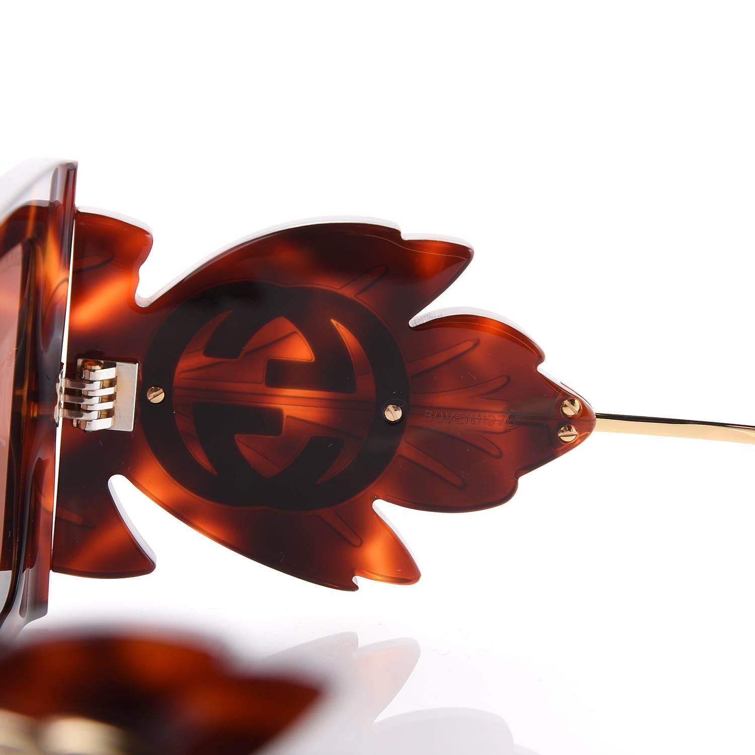 Gucci Acetate Square Frame Wing Sunglasses GG0535S Havana 7 of 7