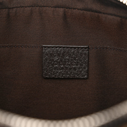 Gucci Monogram Dollar Calfskin Belt Bag Beige Ebony Testa di Moro Marrone Scuro 6 of 11
