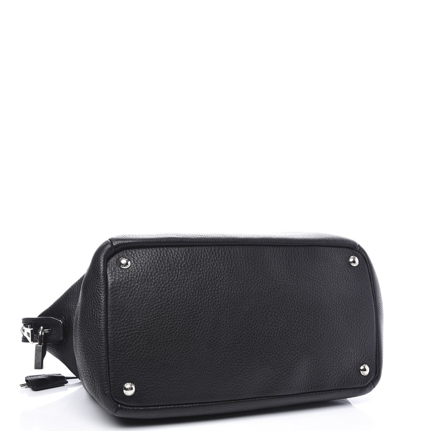 Prada Vitello Daino Shopping Tote Black 3 of 11