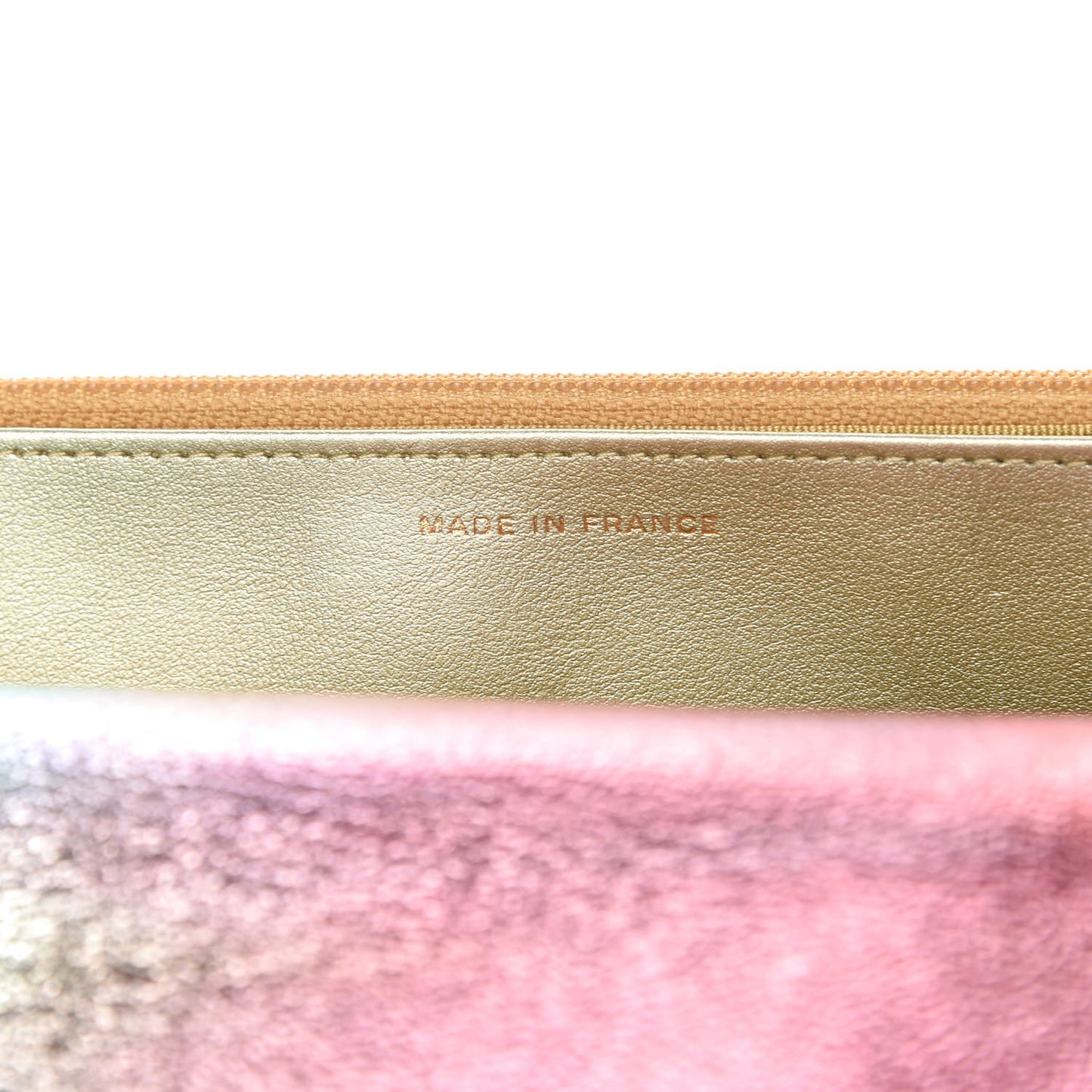 Metallic Goatskin Quilted 2.55 Reissue Wallet on Chain WOC Multicolor
