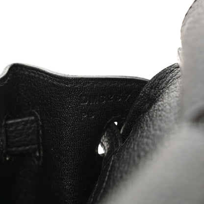 Hermes Togo Birkin 25 Black 7 of 12