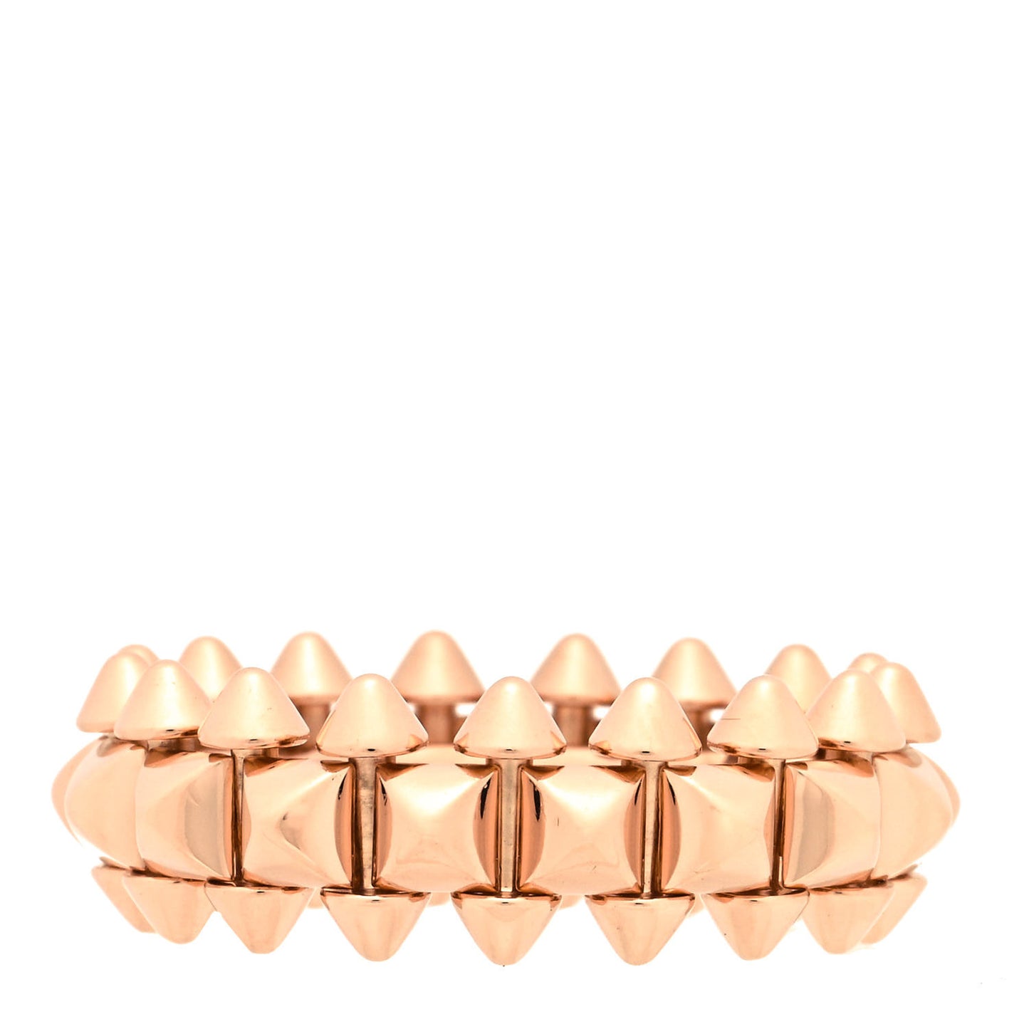 18K Pink Gold MM Clash De Cartier Ring 54 7