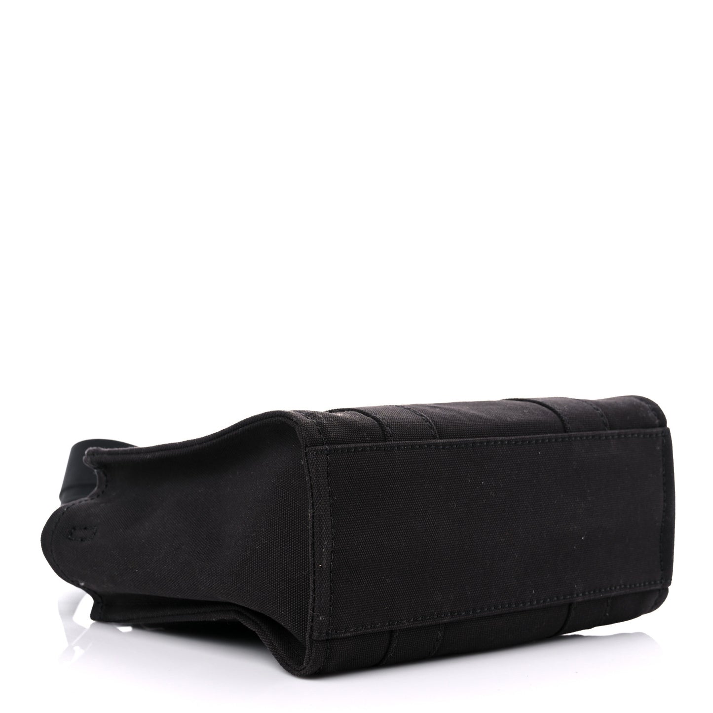 Cotton Canvas Mini The Traveler Tote Bag Black