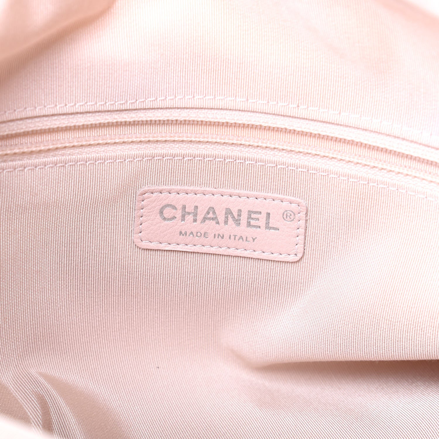 Chanel Canvas Cruise Print Tote Pink White Black 6 of 9