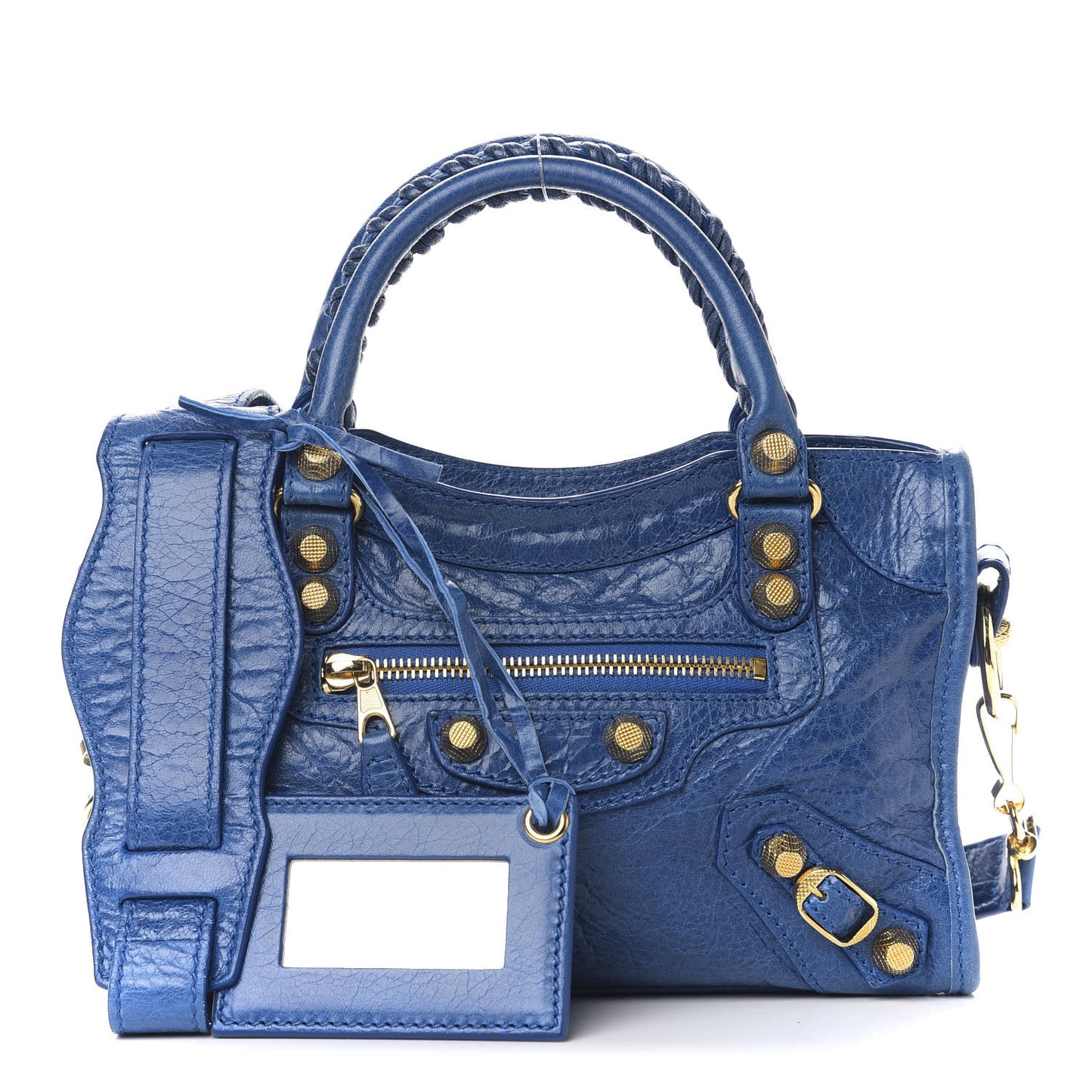 Agneau Giant 12 Gold Hardware City Bleu Lazuli