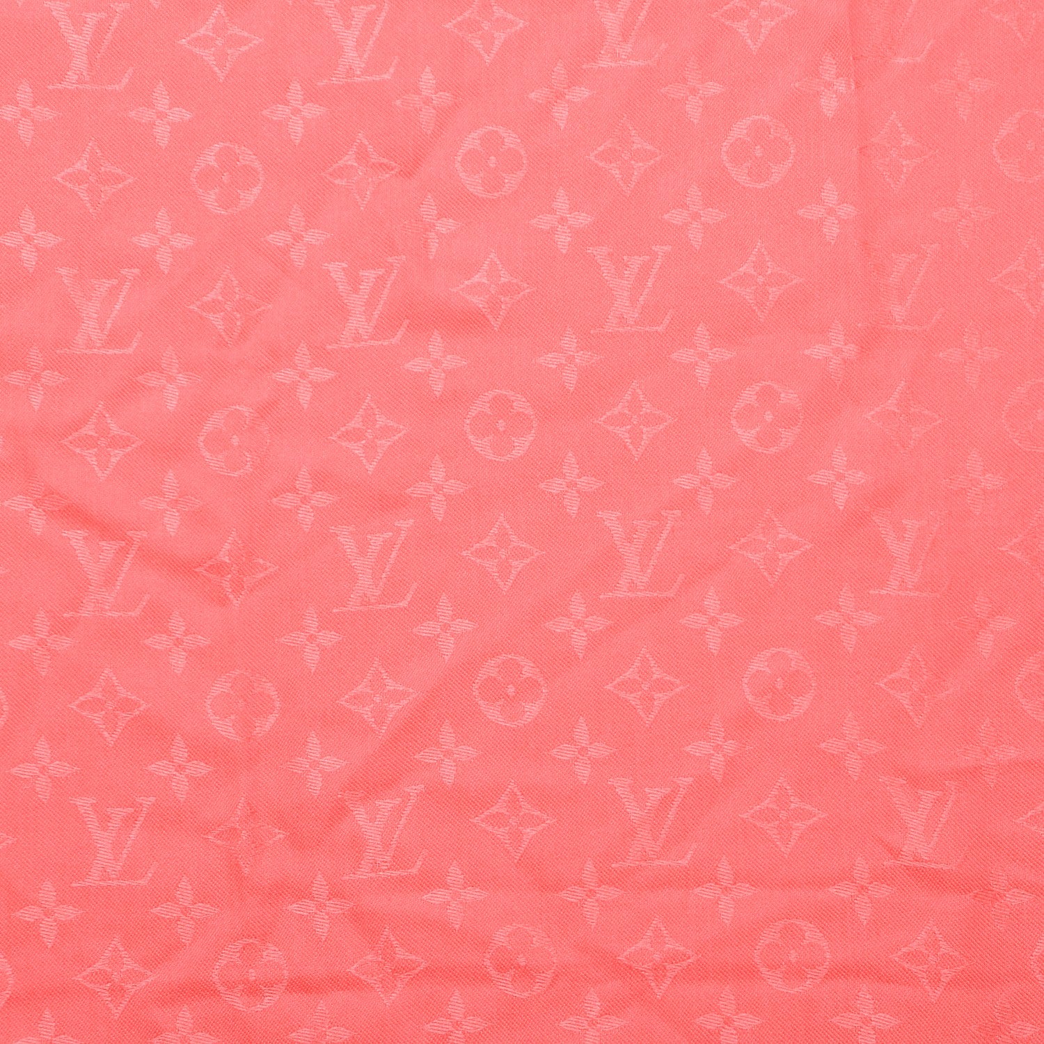 Louis Vuitton Silk Monogram Arty Shawl Pink 2 of 7