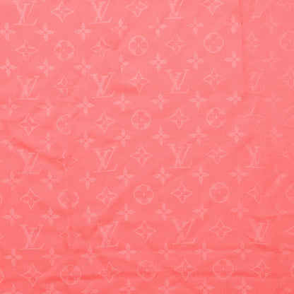 Louis Vuitton Silk Monogram Arty Shawl Pink 2 of 7