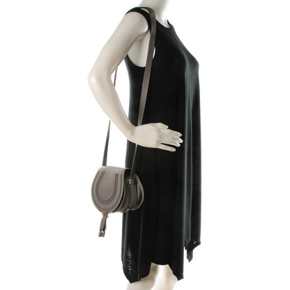 Chloe Calfskin Mini Marcie Round Crossbody Bag Cashmere Grey 2 of 7