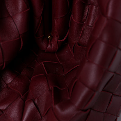 Bottega Veneta Nappa Maxi Intrecciato The Pouch Oversized Clutch Bordeaux 14 of 14