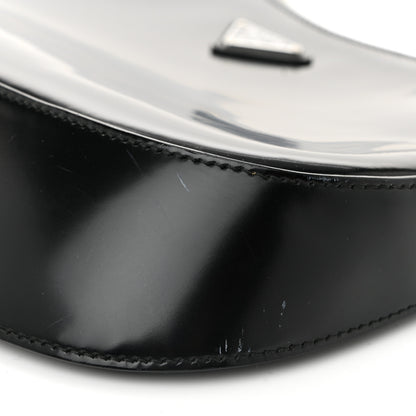 Prada Spazzolato Cleo Shoulder Bag Black 13 of 13