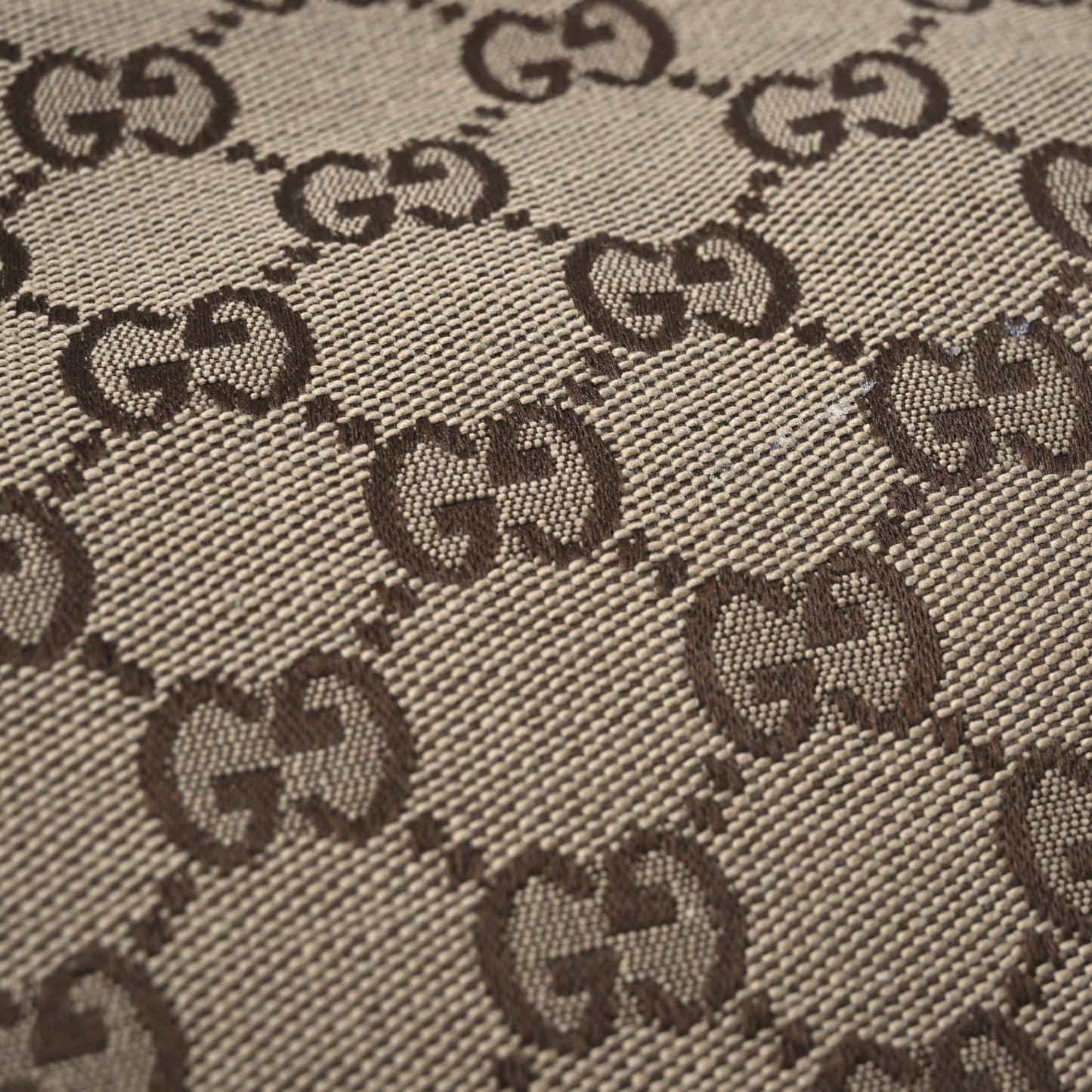 GG Monogram Web Large Giglio Tote Beige Brown
