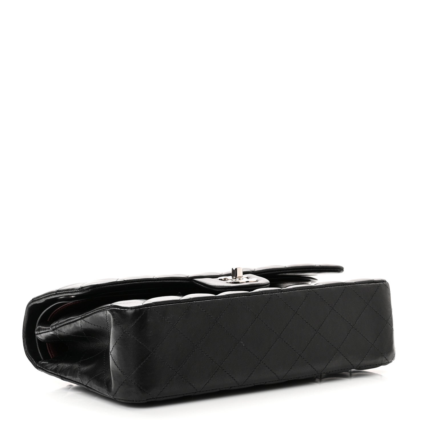 Chanel Lambskin Quilted Medium Double Flap Black 4 of 10