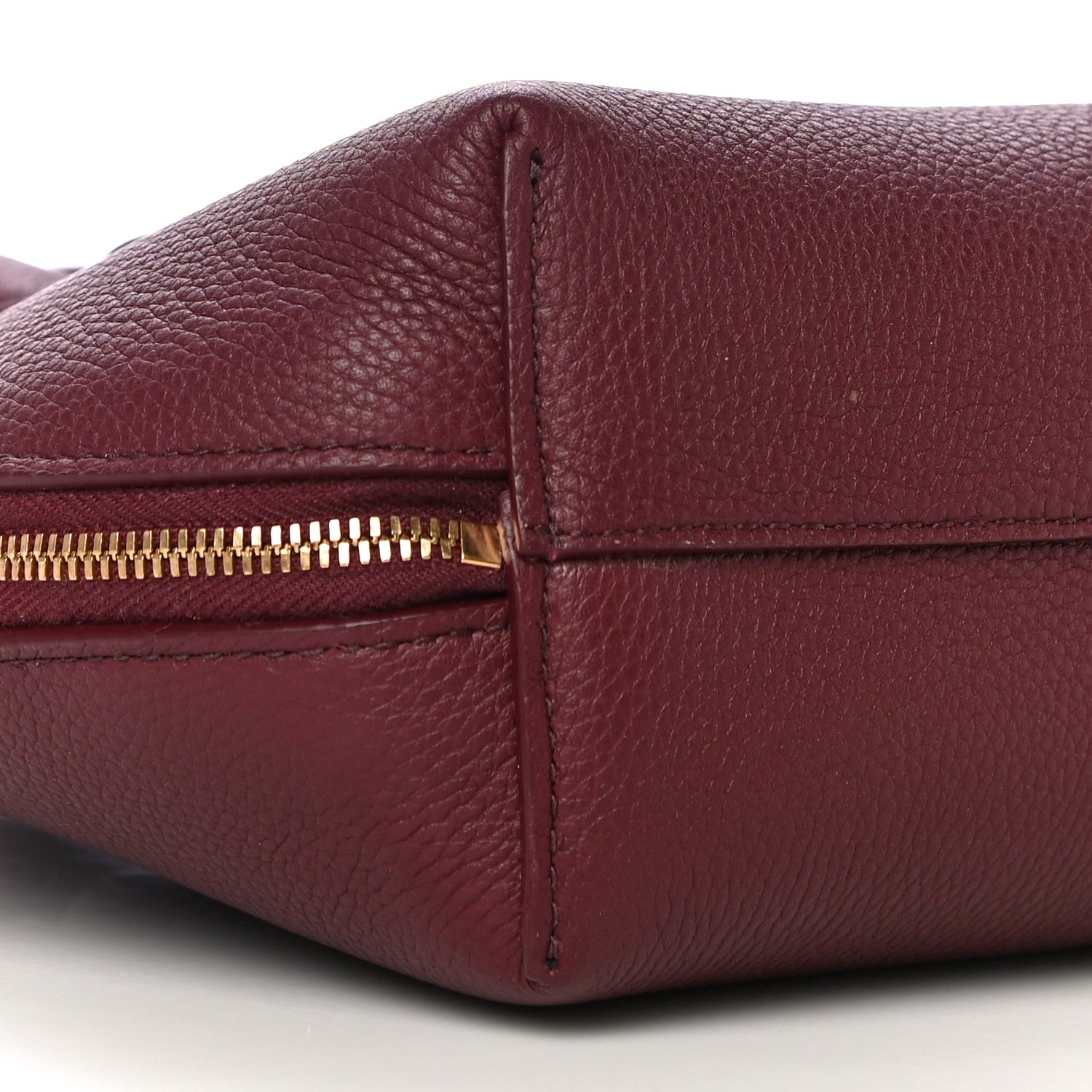 Bottega Veneta Grained Calfskin Swoop Bordeaux 9 of 11