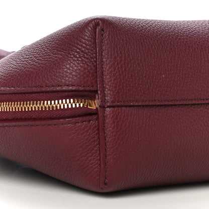 Bottega Veneta Grained Calfskin Swoop Bordeaux 9 of 11