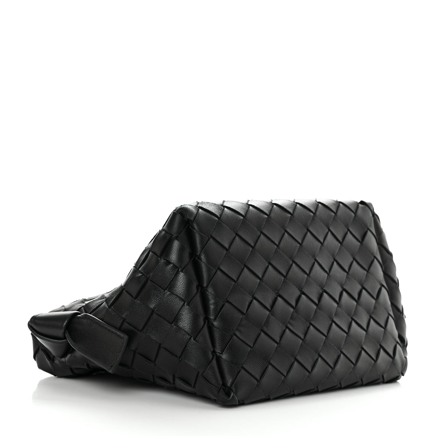 Bottega Veneta Nappa Intrecciato Tie Shoulder Bag Black 5 of 9