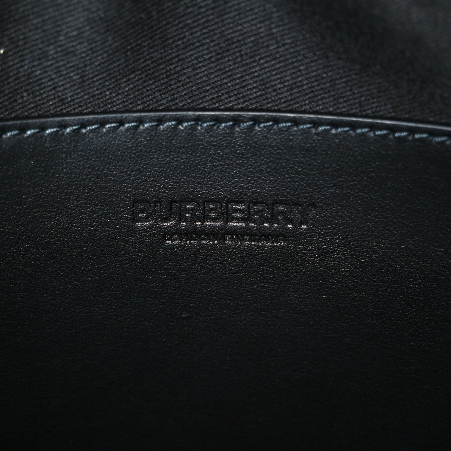Coated Canvas Calfskin Check Muswell Bag Charcoal