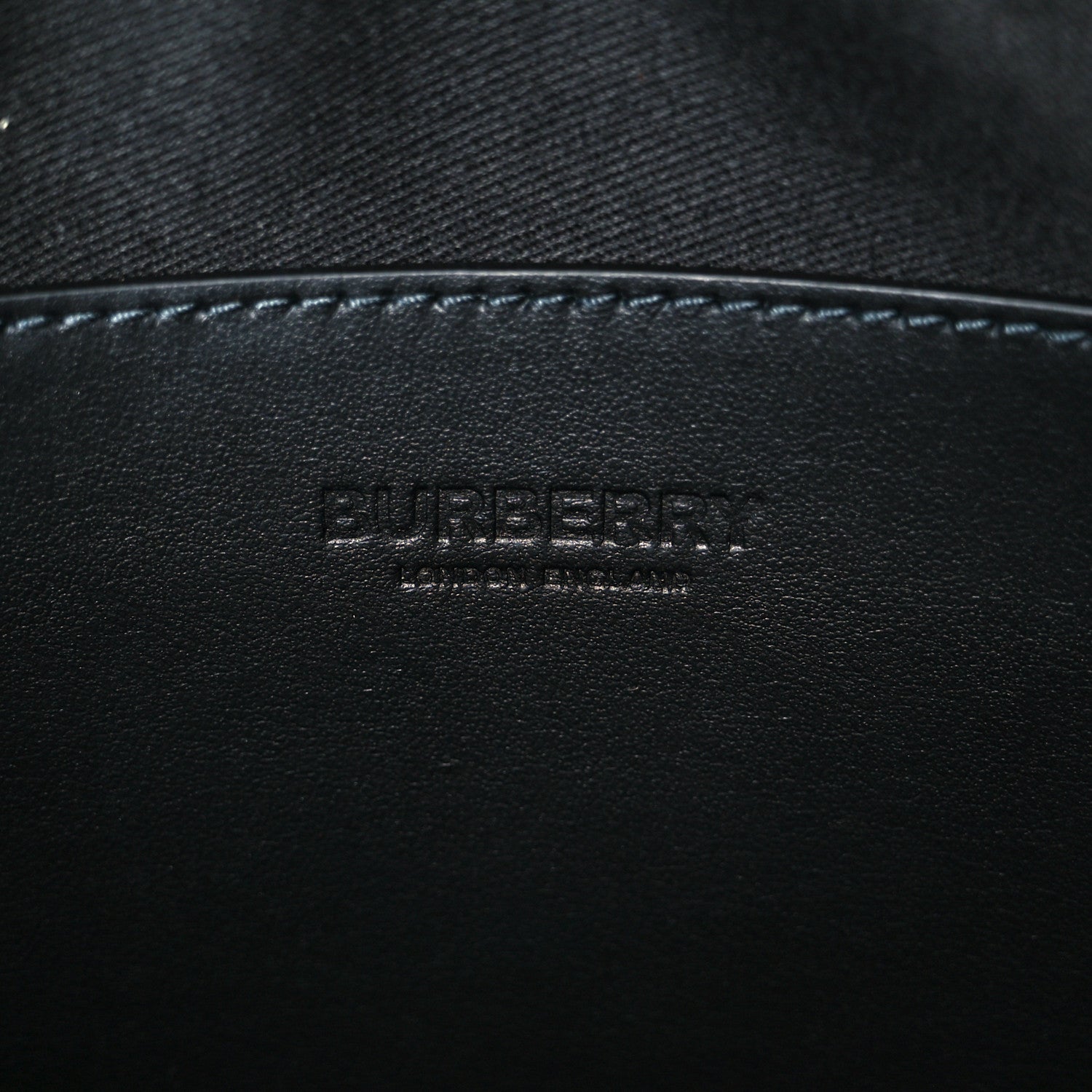 Burberry Coated Canvas Calfskin Check Muswell Bag Charcoal 6 of 11
