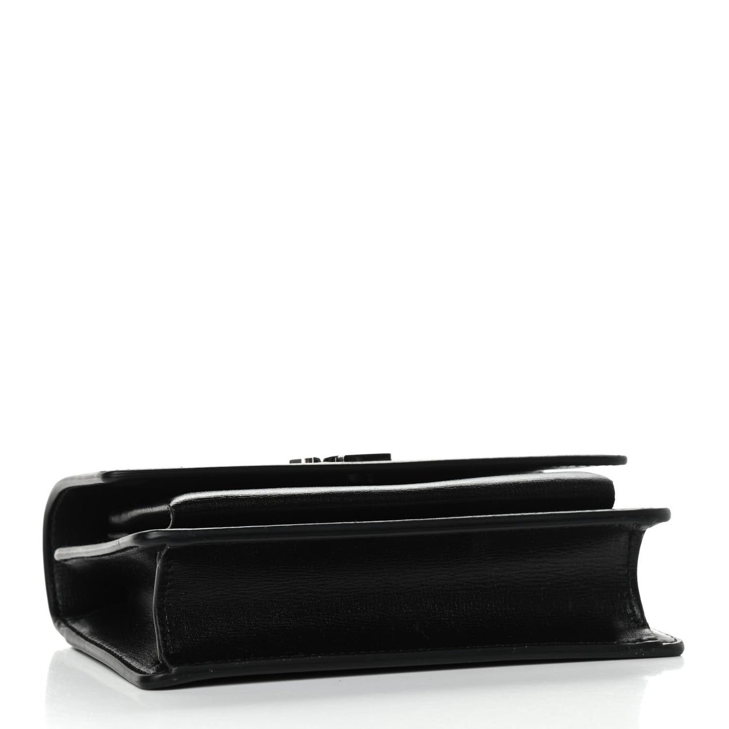 Calfskin Monogram Sunset Chain Wallet Black