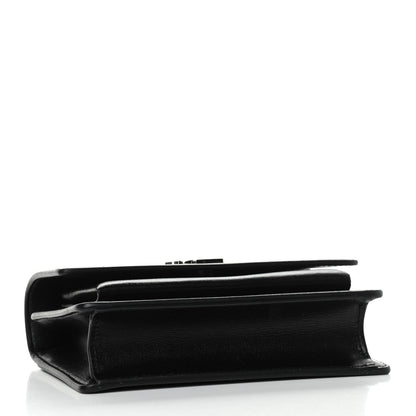 Saint Laurent Calfskin Monogram Sunset Chain Wallet Black 4 of 11