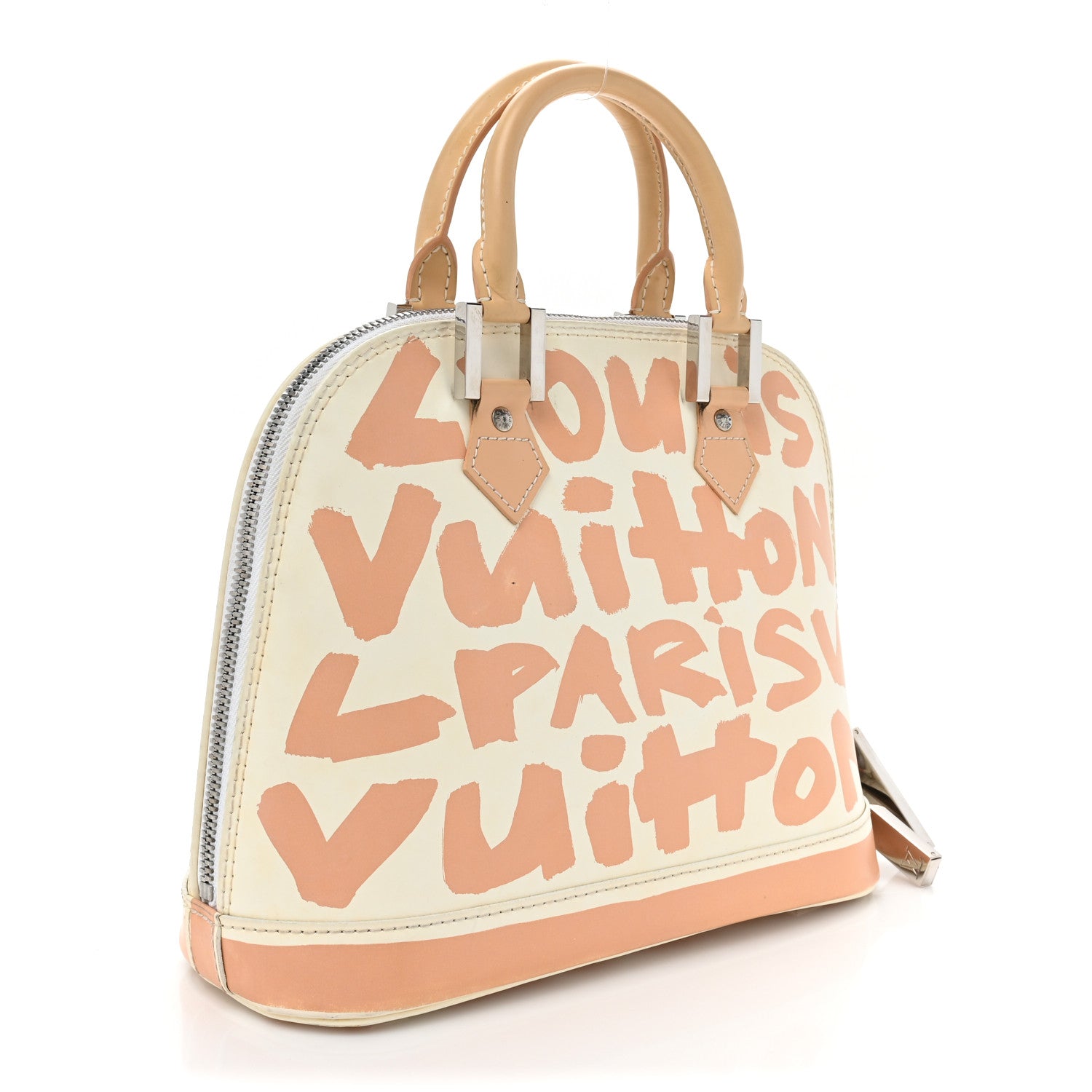 Louis Vuitton Graffiti Alma MM Peach 3 of 19