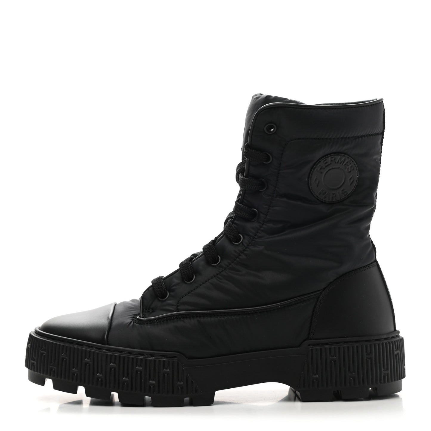 Calfskin Parachute Fresh Ankle Boots 39 Black