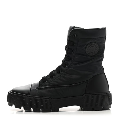 Hermes Calfskin Parachute Fresh Ankle Boots 39 Black 1 of 9