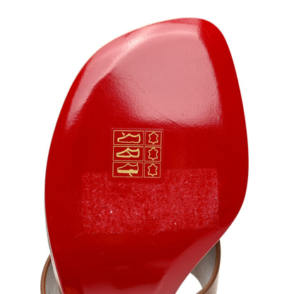 Christian Louboutin Calfskin CL Tongamule 55 Mule 37 Black 8 of 9