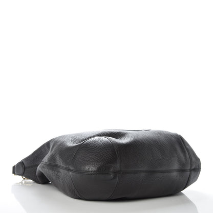 Gucci Pebbled Calfskin Medium Soho Chain Hobo Black 4 of 10
