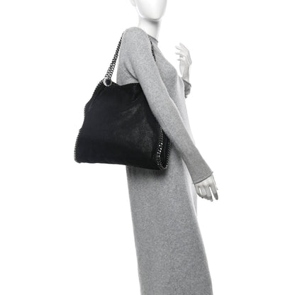 Stella McCartney Shaggy Deer Small Falabella Tote Black 2 of 10
