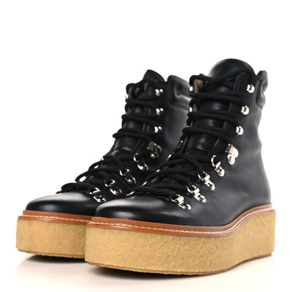 Hermes Calfskin Discovery Ankle Boot 37.5 Black 3 of 8