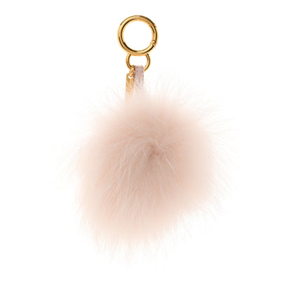 Fendi Fox Rabbit Fur Nappa Metal Small Monster Bag Bug Cube Charm Cheesecake 2 of 5