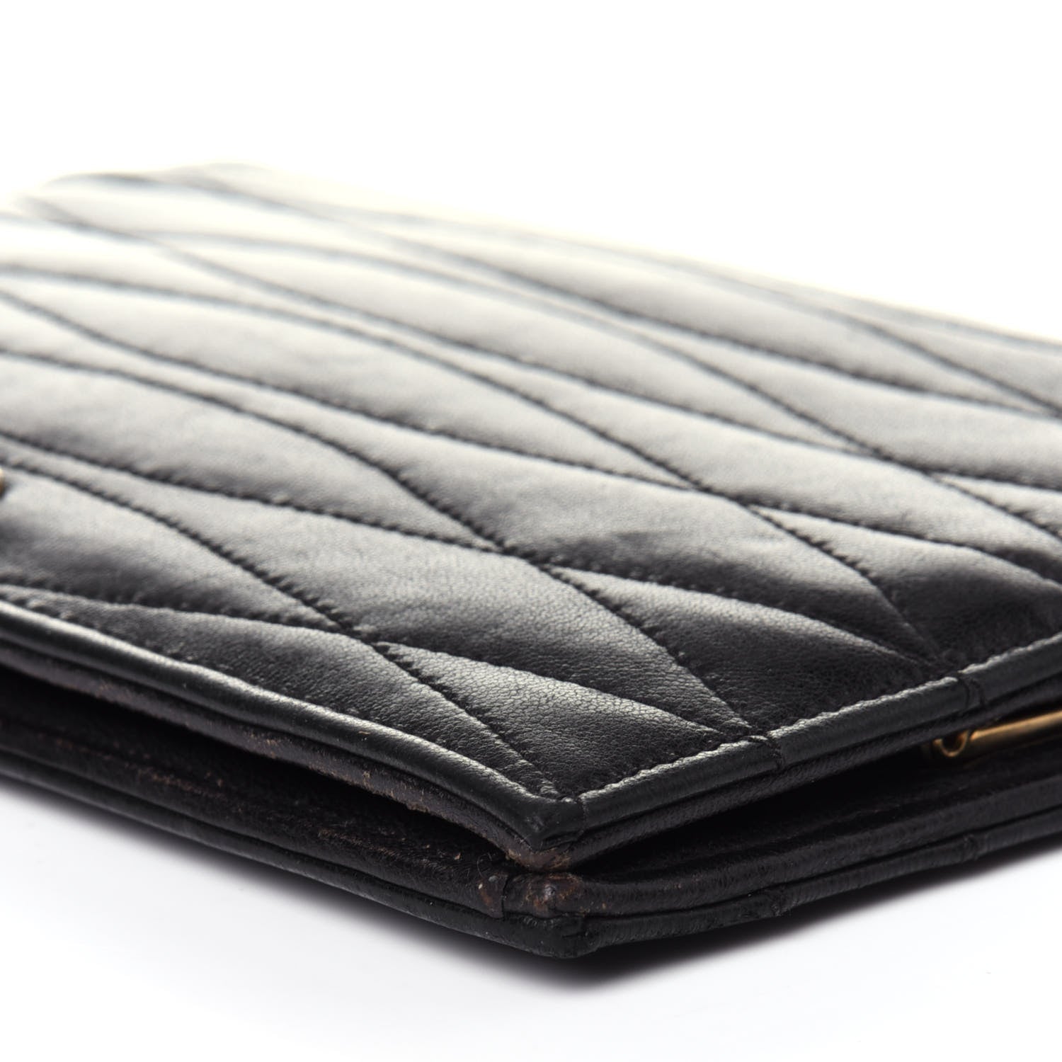Chanel Lambskin Quilted CC Clutch Black 9 of 12