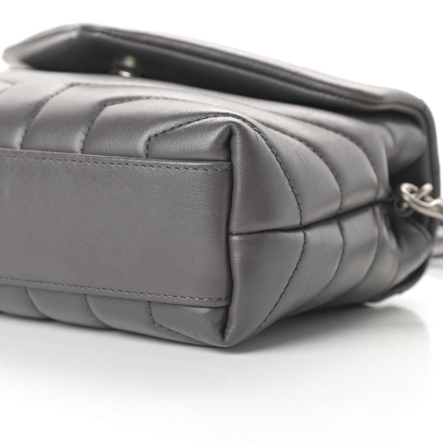Calfskin Y Quilted Monogram Toy Loulou Crossbody Bag Storm