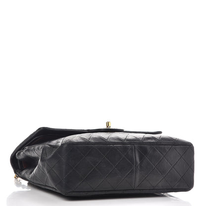 Chanel Lambskin Quilted Medium Double Flap Black 5 of 27