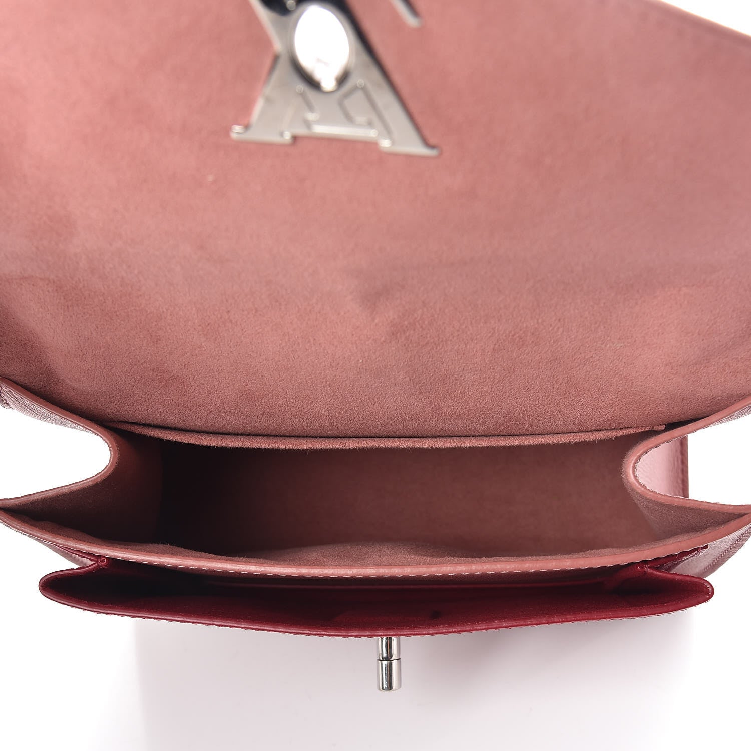Louis Vuitton Soft Calfskin Mylockme Chain Bag BB Rose Boudoir Lie de Vin 7 of 8