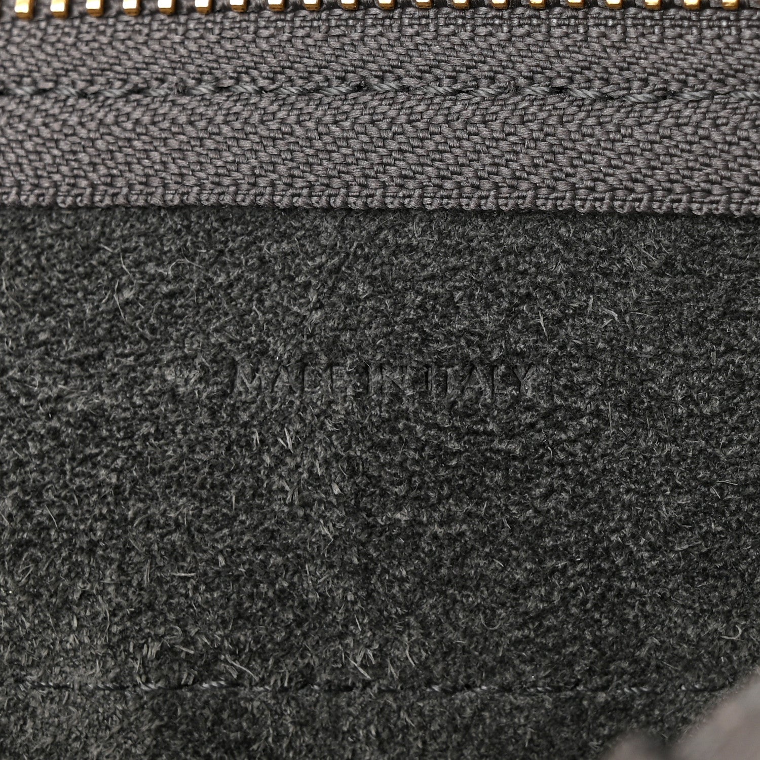 Celine Grained Calfskin Nano Belt Bag Grey 7 of 11