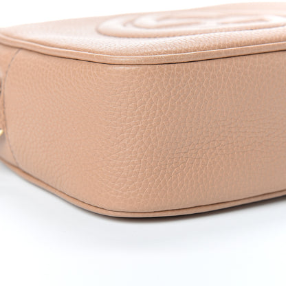 Gucci Pebbled Calfskin Small Soho Disco Bag Camelia 8 of 9