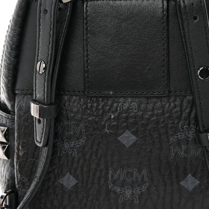 MCM Visetos Side Stud X-Mini Stark Bebe Boo Backpack Black 15 of 22