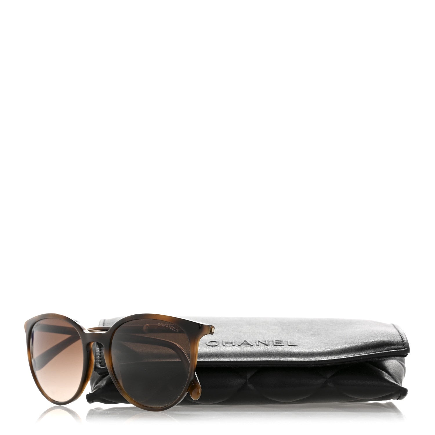 Chanel Acetate Butterfly Pearl Sunglasses 5394-H Tortoise 9 of 9