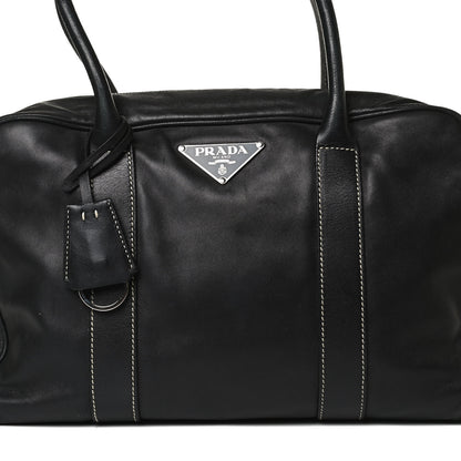 Prada Nappa Hydra Shoulder Bag Black 7 of 20