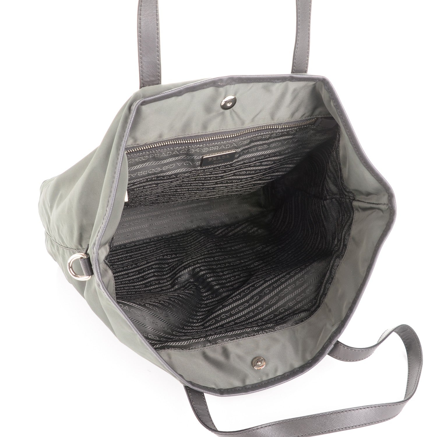 Prada Tessuto Nylon Tattoo Tote Ardesia 5 of 9