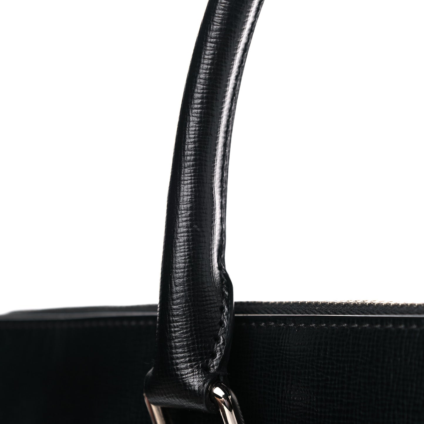 Calfskin Bermondsey Business Briefcase Black