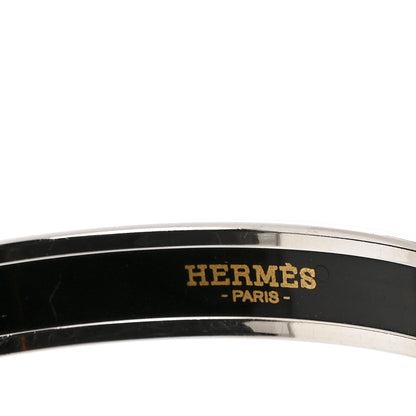 Hermes Enamel Printed Narrow Dans Un Jardin Anglais Bracelet 70 Arts And Crafts 4 of 5