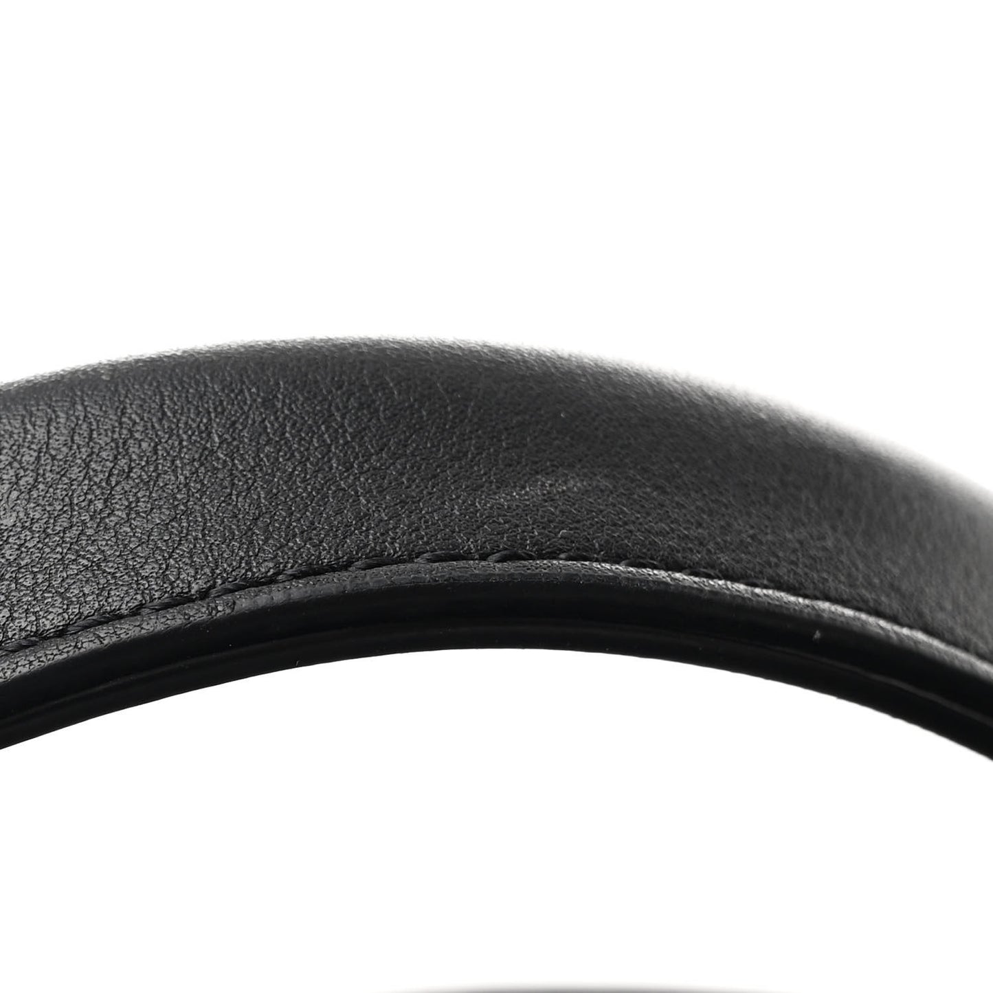 Mixed Fibers Calfskin Small Deauville Tote Black