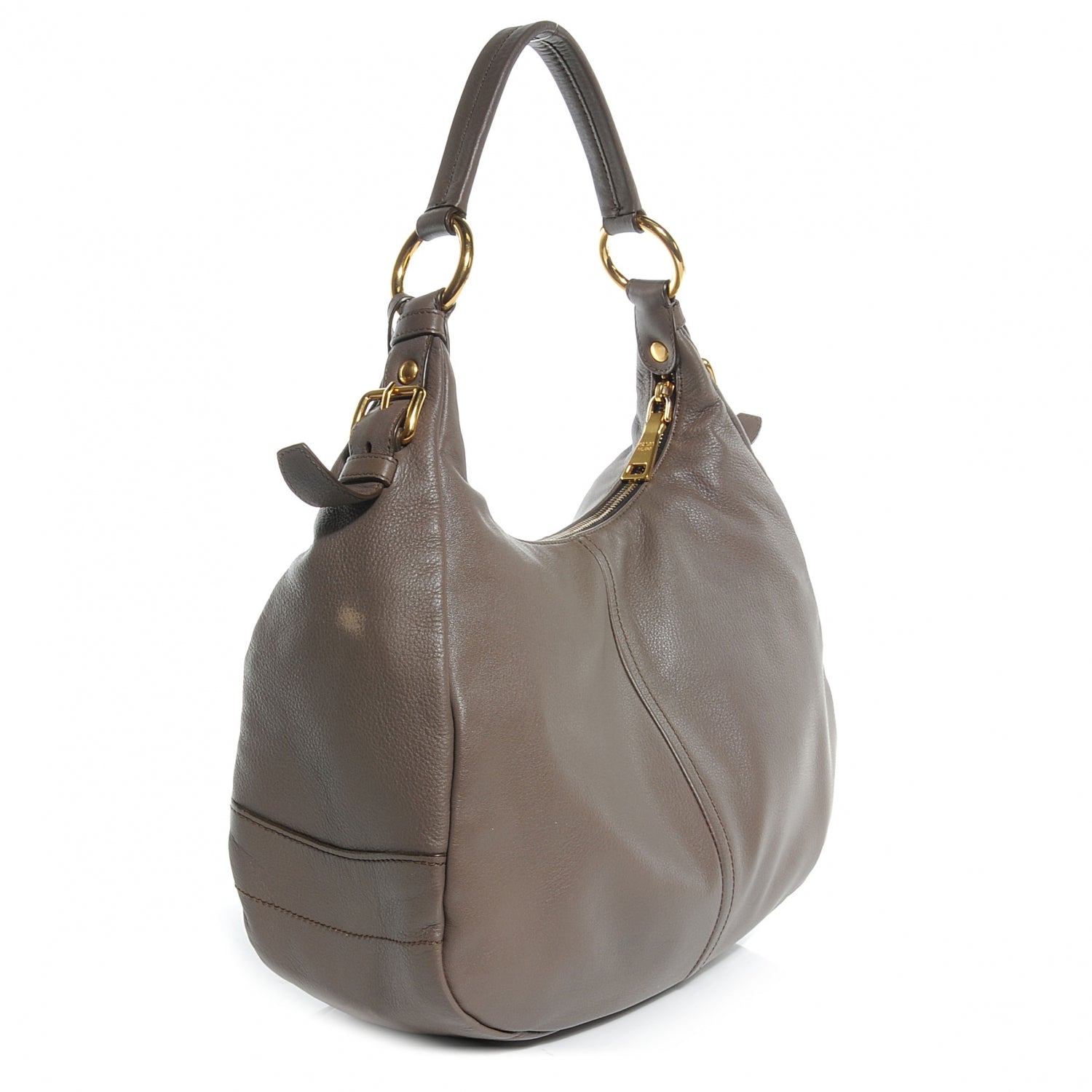 Prada Soft Calf Hobo Bambu 3 of 8