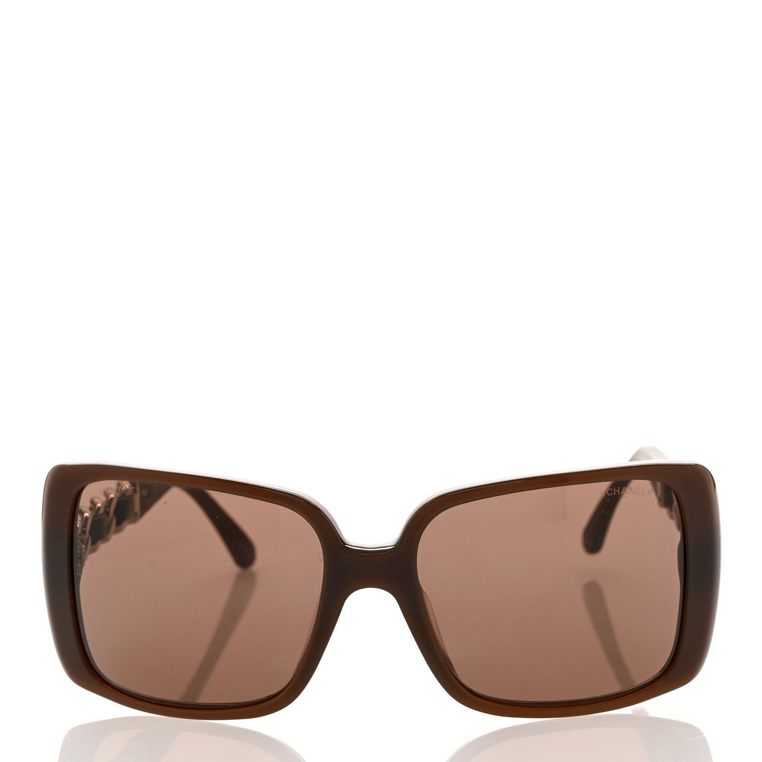 Chanel Acetate Chain Sunglasses 5208-Q Brown 2 of 9